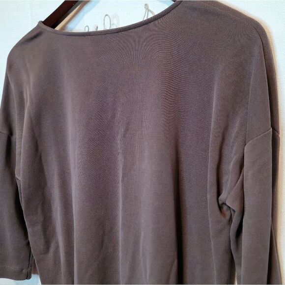 J. Jill Pure Jill Gray Top Size Petite Small - Picture 5 of 10